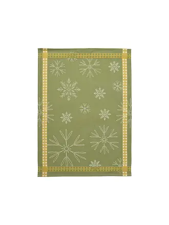 SANDER | Weihnachts Geschirrtuch 50x70cm VAIL Olive | 